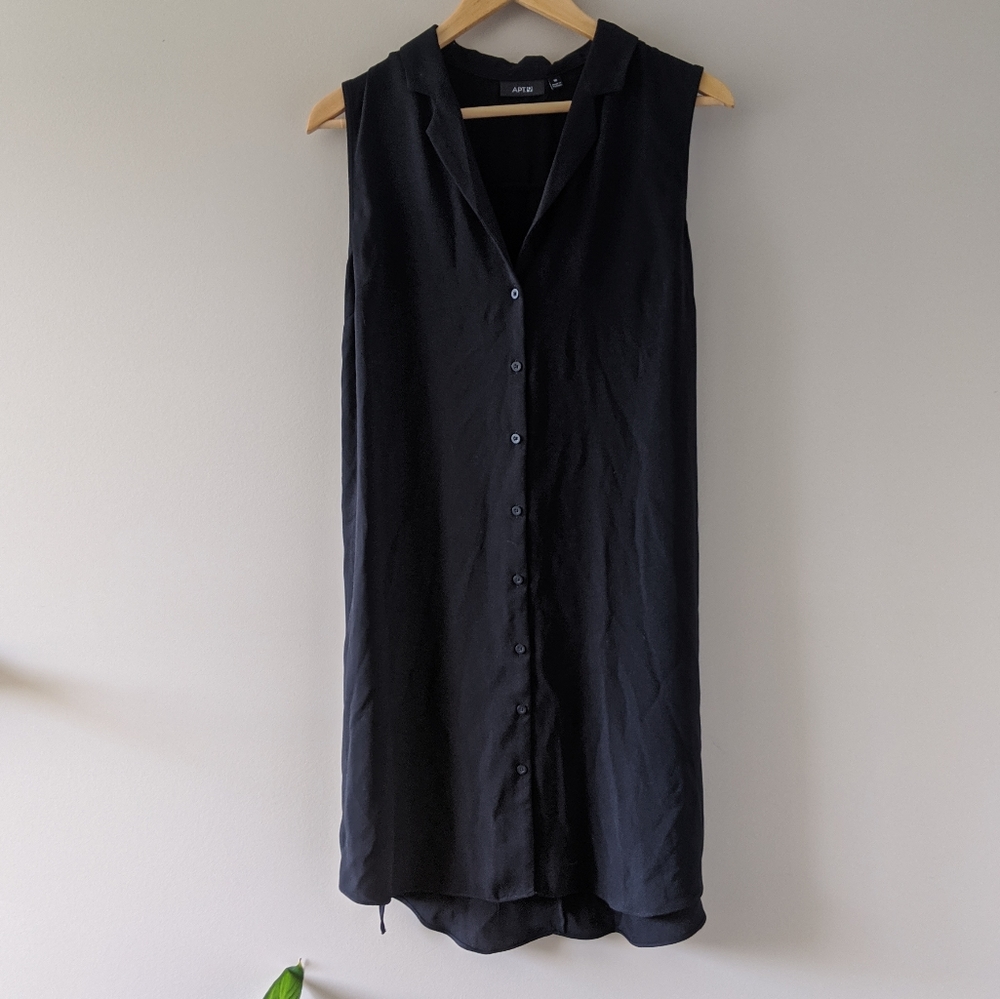 NWT Apt. 9 Sleeveless Button Down Dress